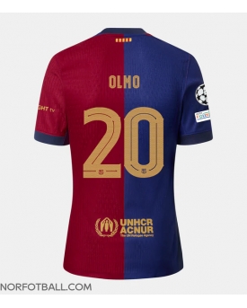 Billige Fotballdrakt Barcelona Dani Olmo #20 Replika Hjemmedrakt 2024-25 Kortermet